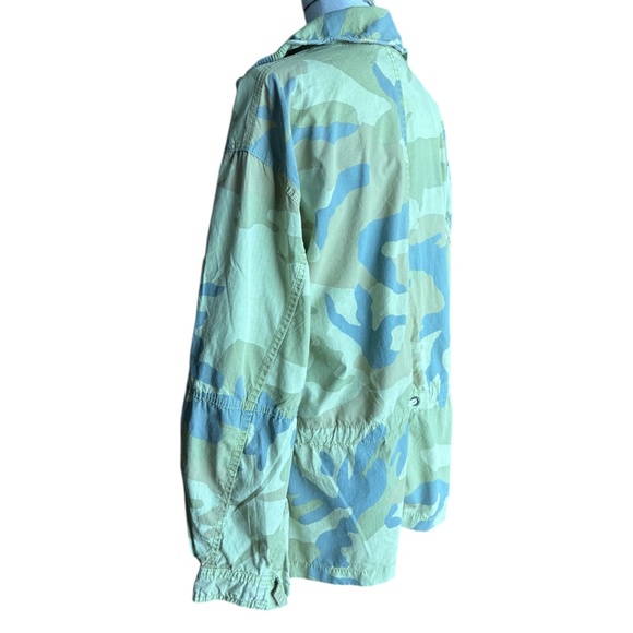 Free People “We The Free” Camo Utility Jacket | Size XS | 100% Cotton - Picture 3 of 7